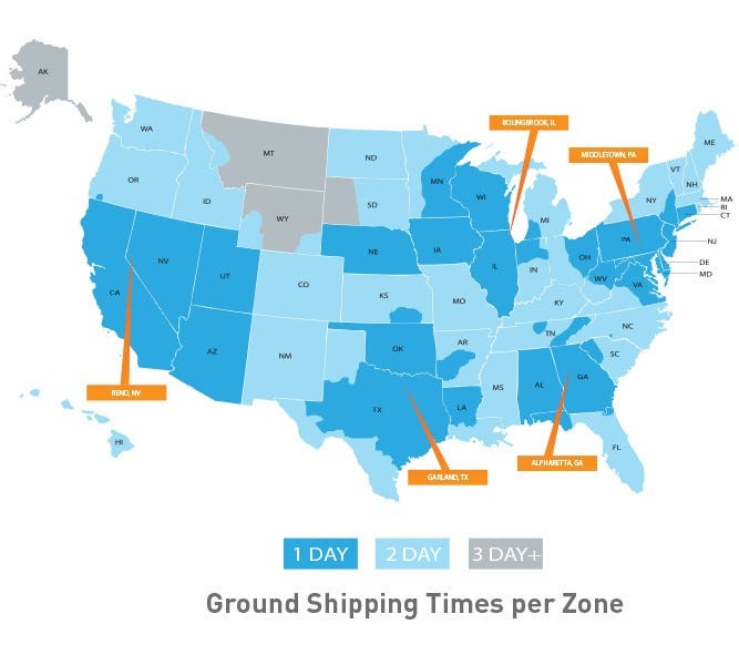 Shipping Map